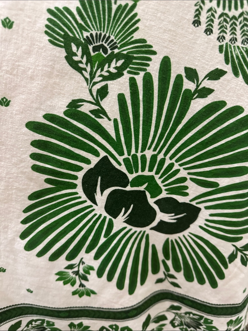 Farm Rio Forest Soul Green Floral Embroidered Maxi Long Sleeve Dress Size XS - Picture 6 of 14